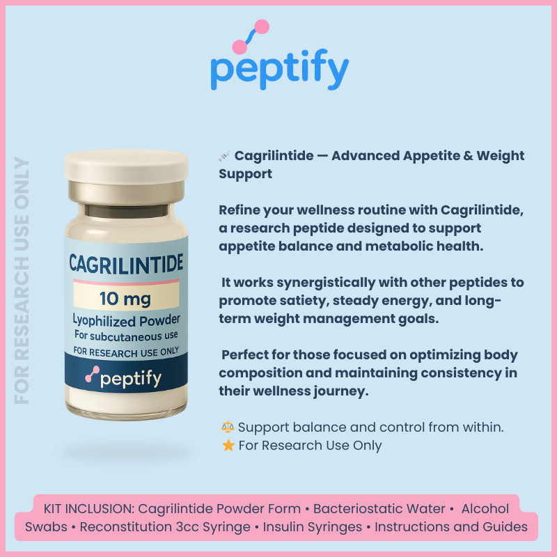 Cagrilintide 10mg Peptify Cagrilintide 10mg Peptify