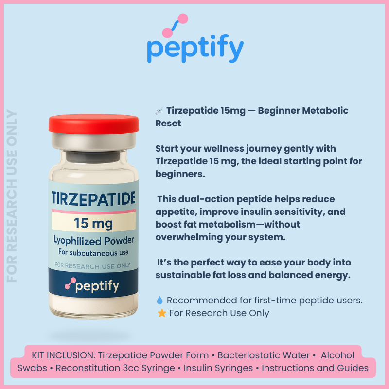 Tirzepatide 15mg  Peptify
