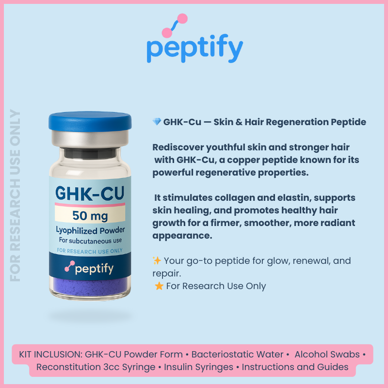 ghk-cu peptide skin regeneration GHK-Cu ✨ A naturally occurring copper peptide known for supporting skin  renewal, collagen production, and overall tissue health. Amaira is where  science meets longevity-focused care. 📍 246 NE 6th Ave Suite 100, main image 1